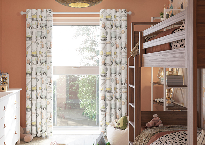 Tinker Town, Technicolour - Made to Measure Curtains - Image 3